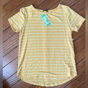 Pink Clover Button Back Detail Knit Tee